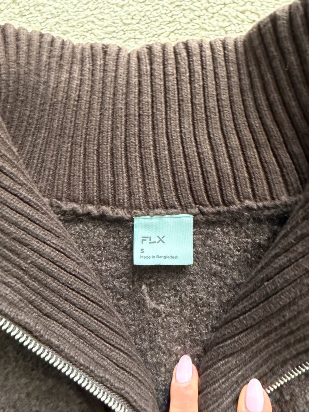 Women’s FLX Quarter Zip Sweater - Picture 7 of 9